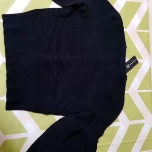 International Concepts Brit sweater, deep black in size S